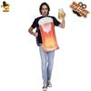 Carnival funny costumes beer festival clothes into men's and women's beer stage performance costumes