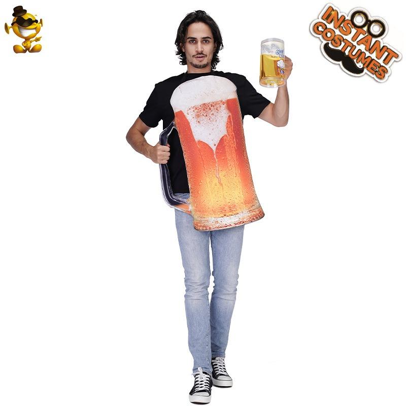 Carnival funny costumes beer festival clothes into men's and women's beer stage performance costumes