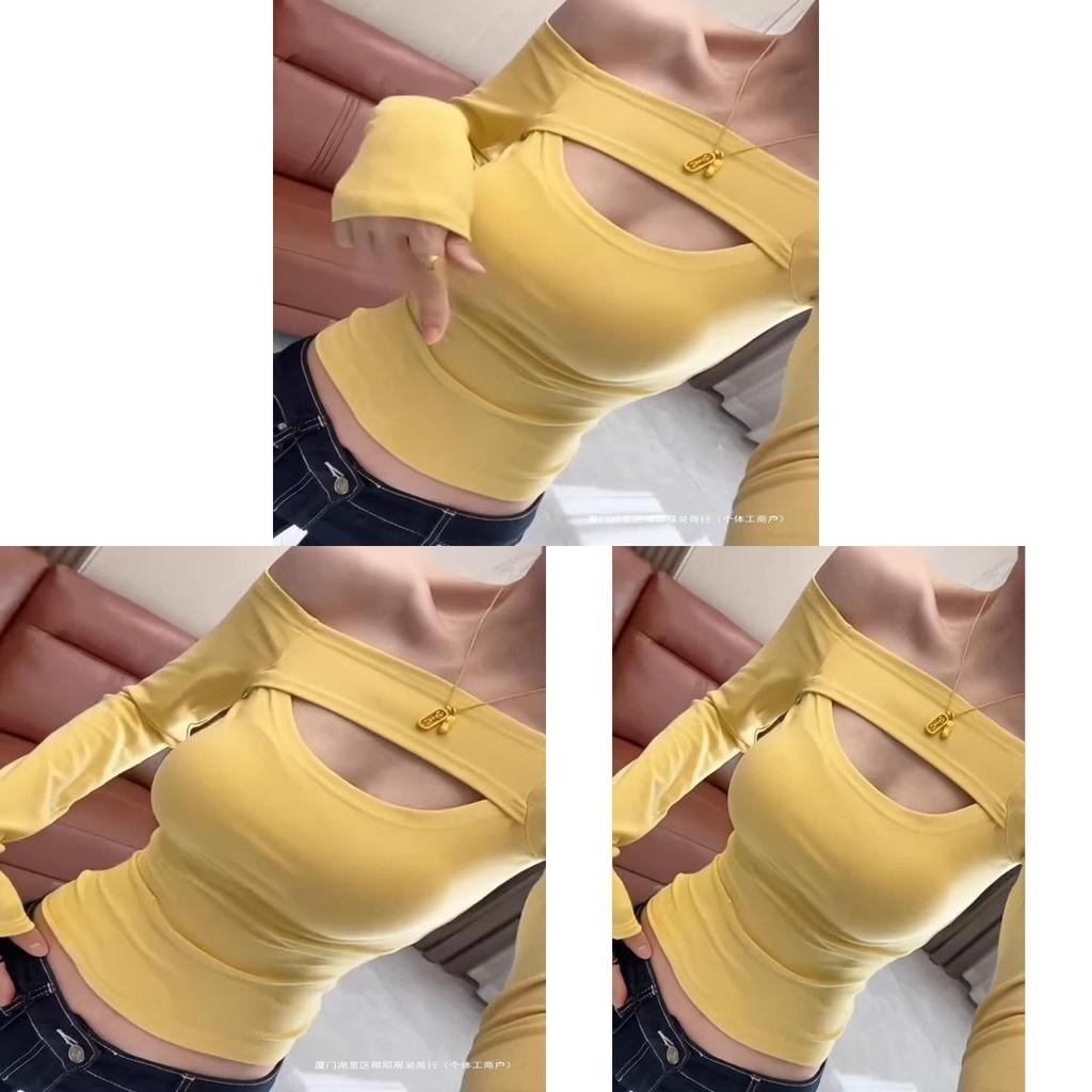 Oversize T Shirt With Hollow Out Design For Spring Fashion Womens Slim Fit Casual Top
