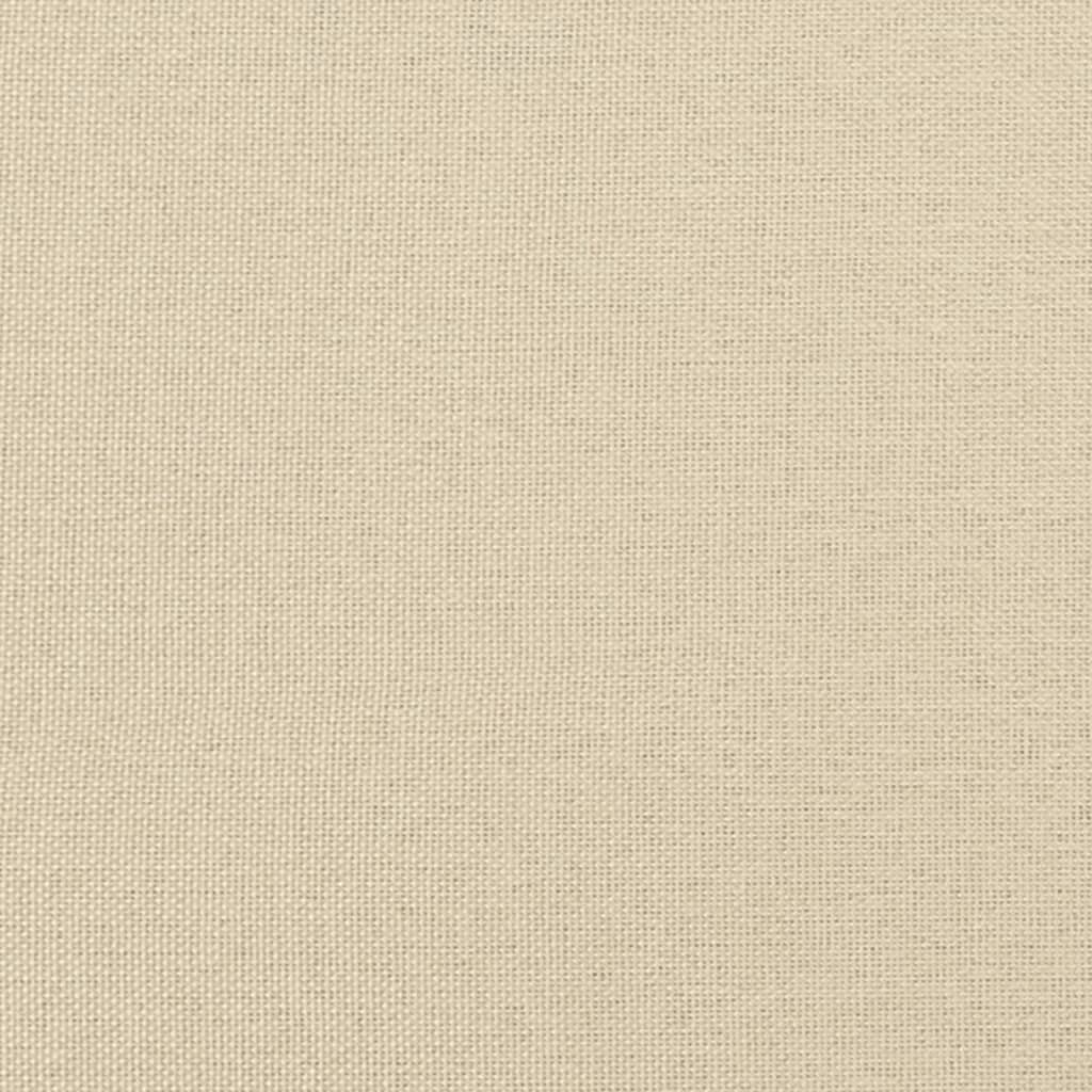 Vidaxl 3-Seater Sofa, Cream, 180 Cm, Upholstered In Fabric