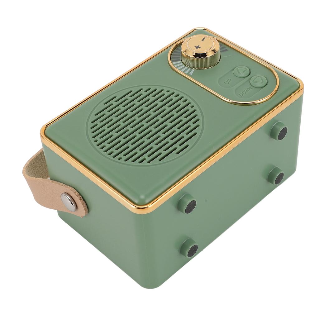 Portable Speaker Cute Old Fashion Wireless Stereo Sound 500mAh Retro Speaker for Desktop Bedroom
