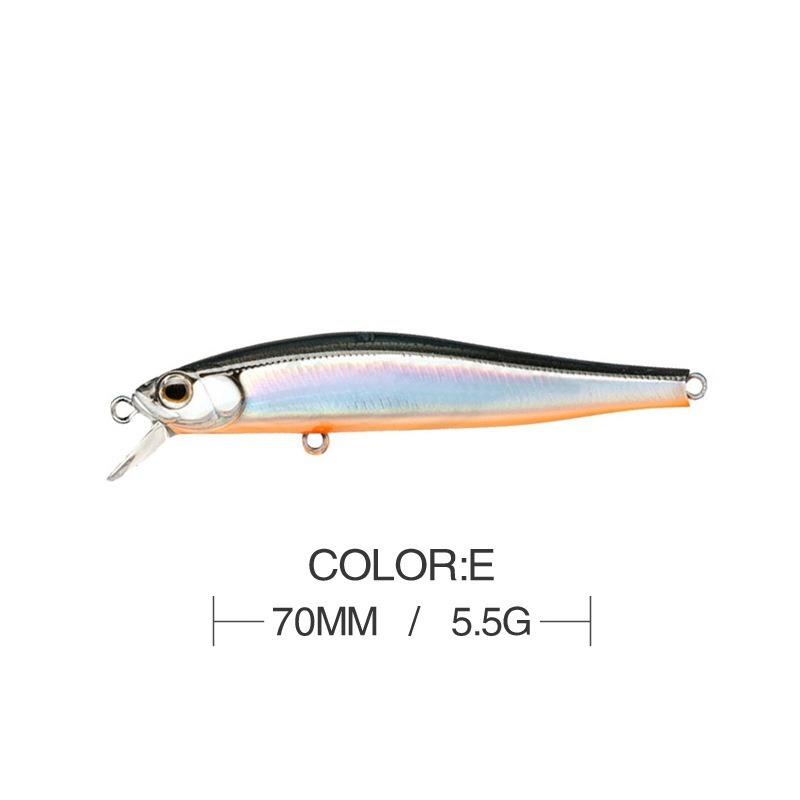 WALK FISH Minnow Fishing Lure Laser Hard Artificial Bait 3D Eyes 12.5cm
