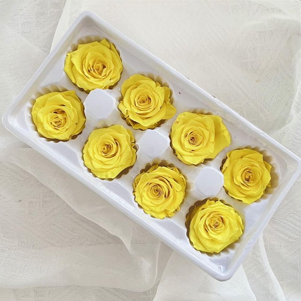 Rose DIY Long Lasting Birthday Gift Fresh Bouquet Preserved Fresh Rose Head B Grade Rose Flower