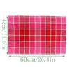 Colorful Plaid Polyester-Cotton Waffle Weave Kitchen Towel