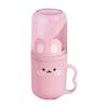 Cartoon Rabbit Shape Toothbrush Cup Water Resistant Durable Build Ideal For Travel Camping Gym Use