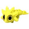 3D Printed Salamander Keychain, Big Eyed Dragon With Movable Joints