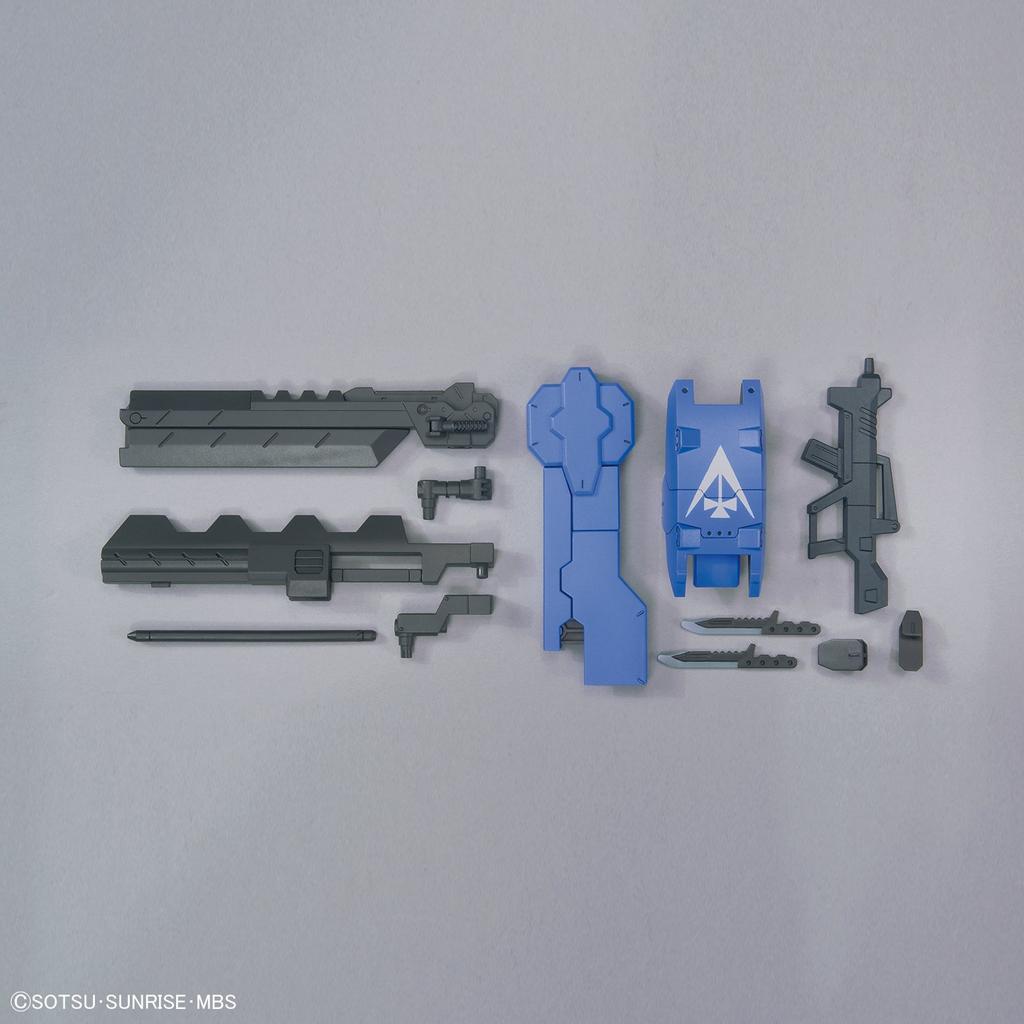 HG Mobile Suit Gundam Orphans Gekko Gundam Astaroth Trinascimento plastikový model Iron-Blooded 1/144 barevně odlišený