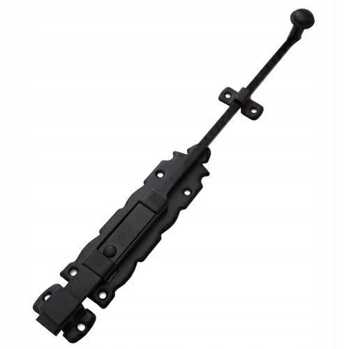 Black Forged Furniture Door Bolt 300mm Amig