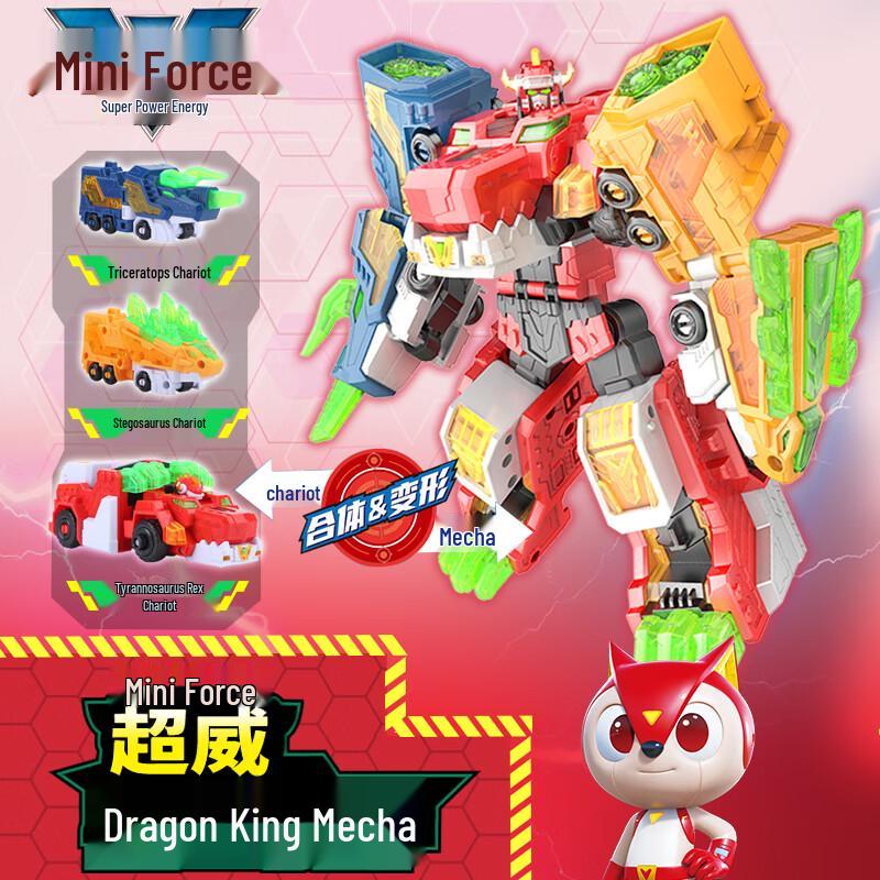 Mini Force X Transforming Robot & Mech Toy Set