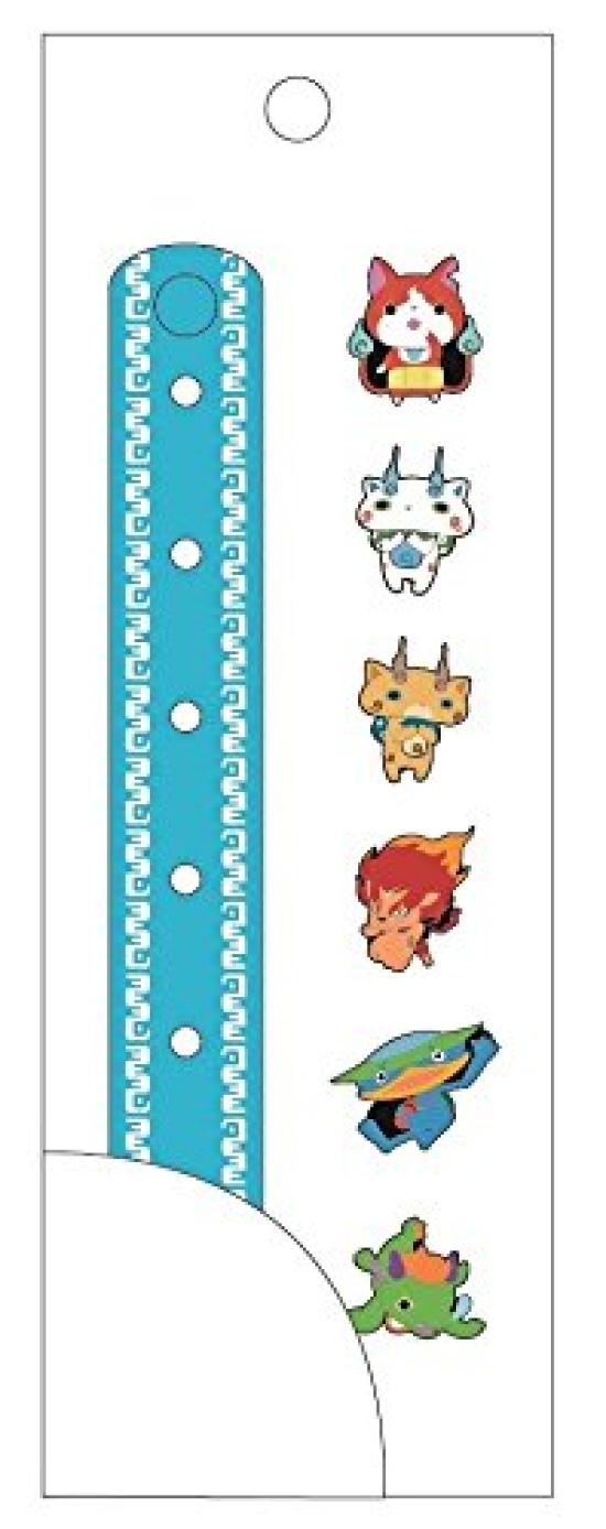 Синий Yo-kai Резиновый браслет для часов