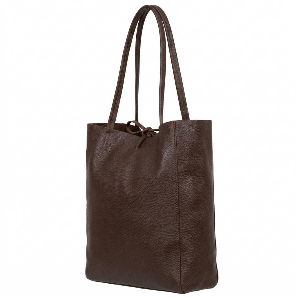 Vera Pelle Corda Chocolate Leather Bag
