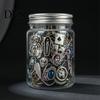 Mystery Jewelry Box 10/15/20/25/30/35Pcs Jar for Women, Mixed Necklaces Earrings Rings Bracelets Set, Lady Gift Gothic Ocean Theme Kit with