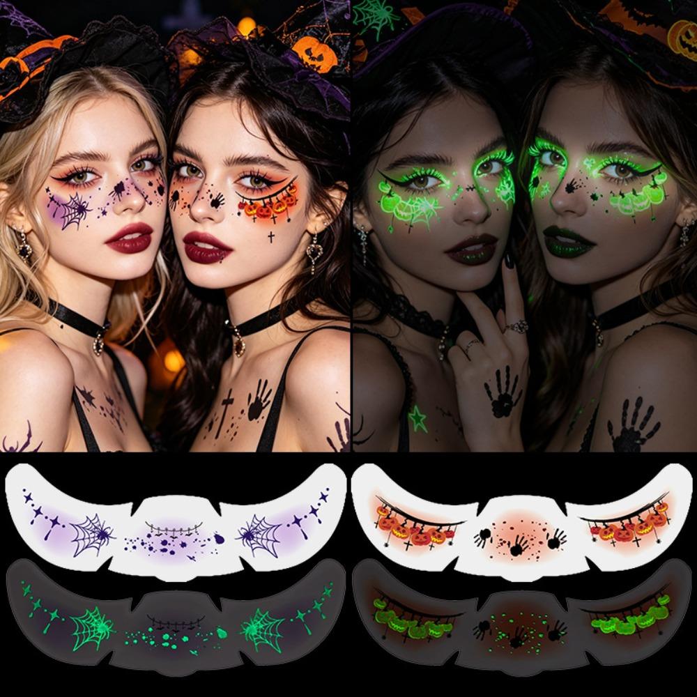 Water Transfer Printing Face Sticker Freckles Simulated Halloween Makeup Sticker  Stage Prop