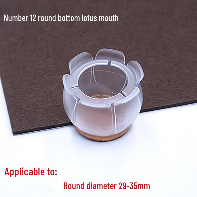 Anti-Slip Silicone Leg Covers: Durable, Thickened Protection for Dining Table and Chair Legs