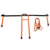 Kids Skiing Harness Adjustable Safe Drop Protection Snowboard Training Harness with Traction LeashOrange