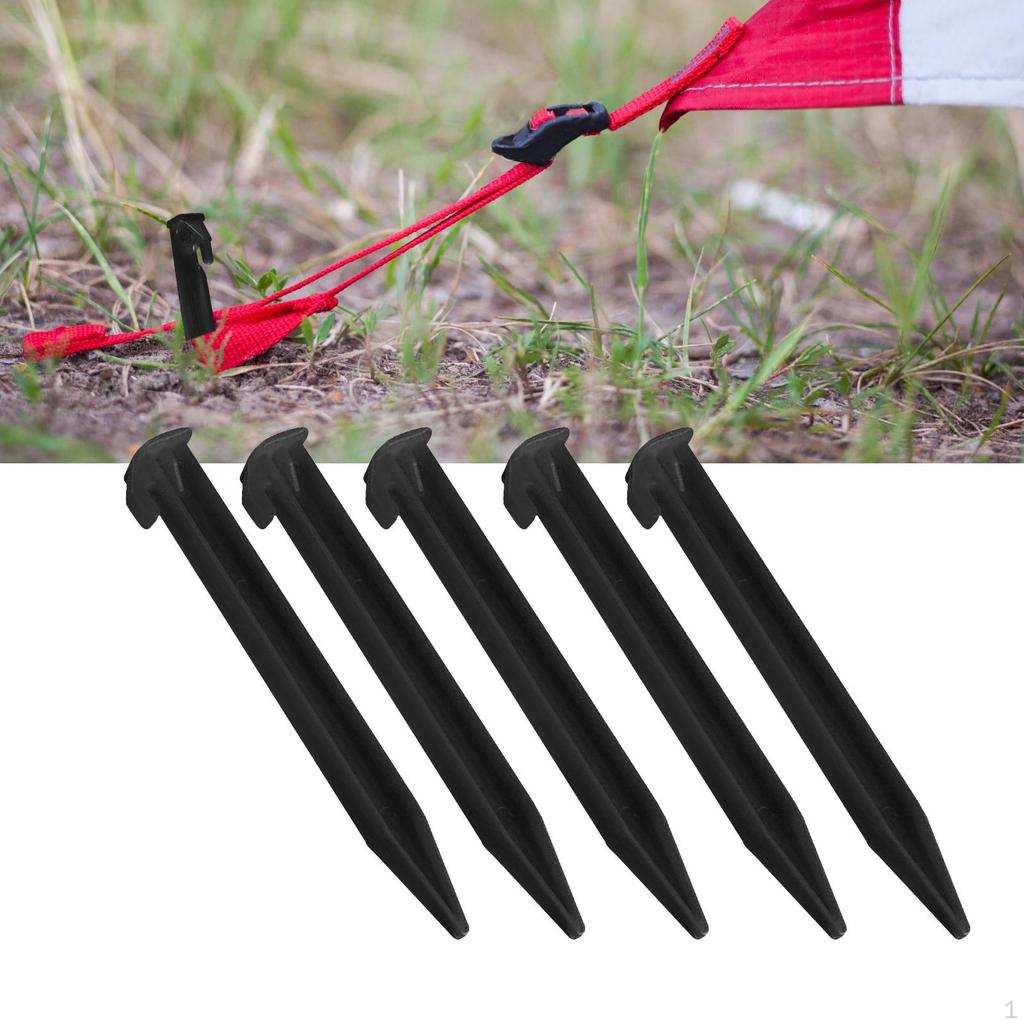 5 Pack of Ground Pegs for Tents, Ideal Camping And Gardening