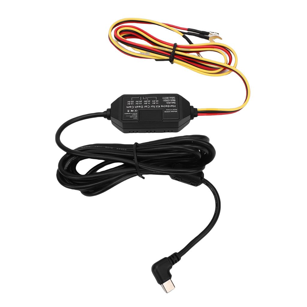 Car   Cam Hardwire Kit USB C Adapter Power Cable with Voltage Display Support 24Celsius7  Ing Mode   Detection