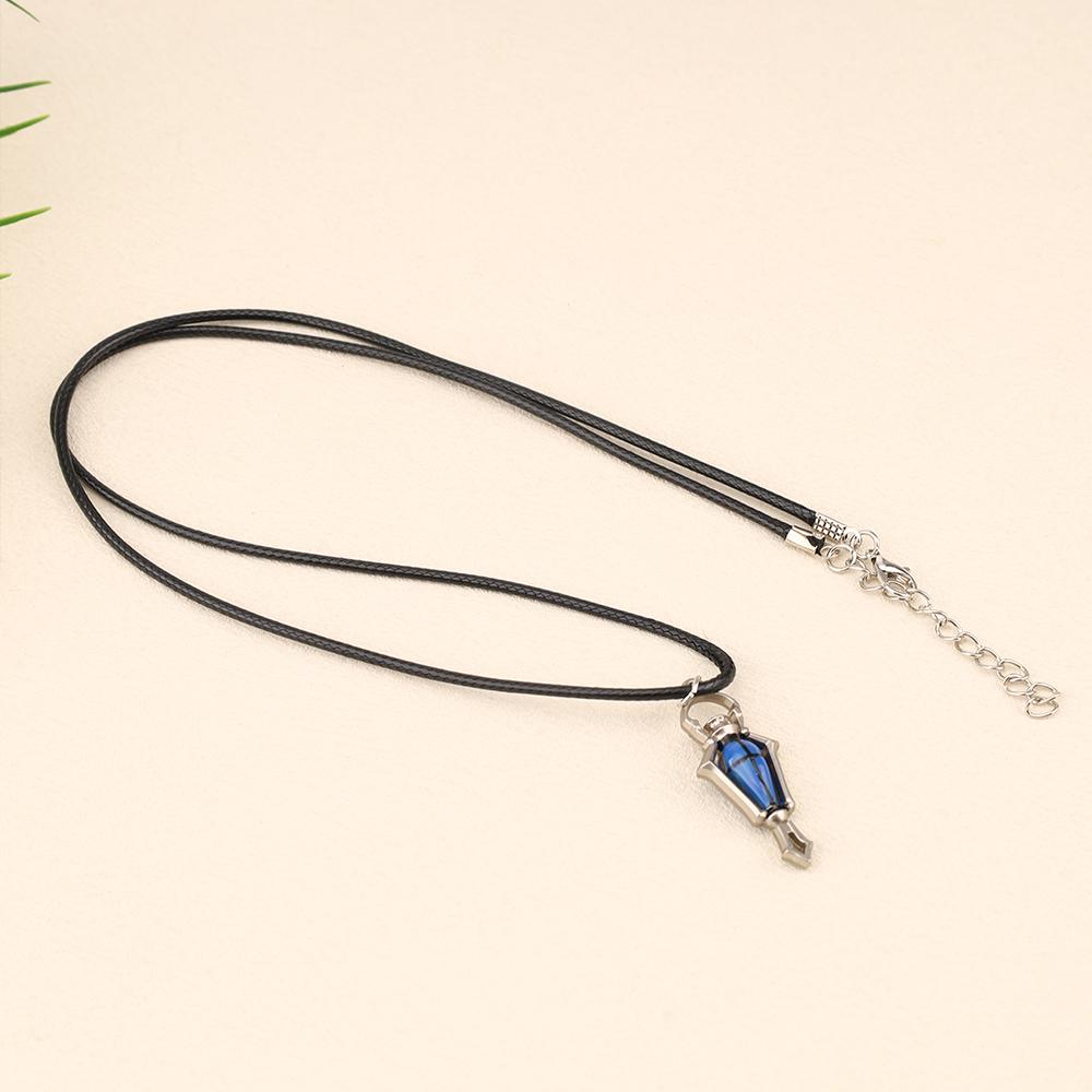 Genshin Impact Gardiens de la Lumière Flin Cosplay Pendentif Anime Kyryll Chudomirovich Flin Métal DIY Collier Sac à Dos Cadeaux Halloween