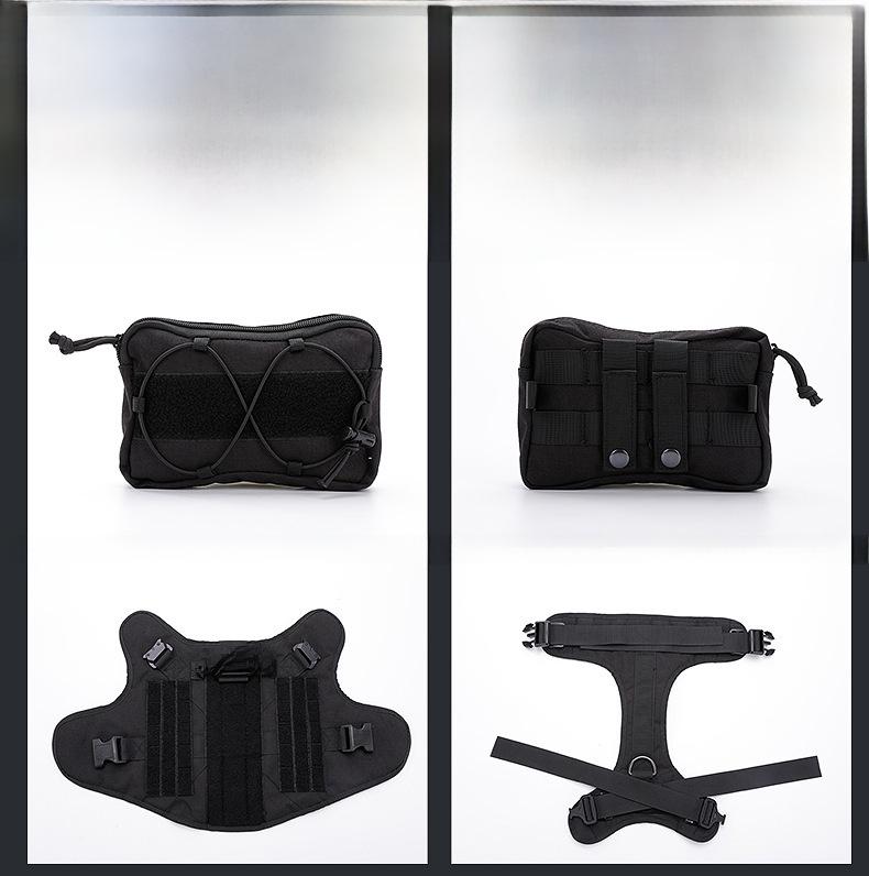 1000D Utomhus Taktisk MOLLE Hundväst för Promenader & Träning