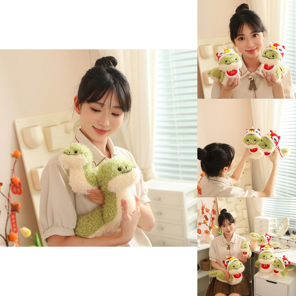 Adorable Snake Plush Toy 2025 Zodiac Year Lucky Gift Soft Cute Stuffed Animal