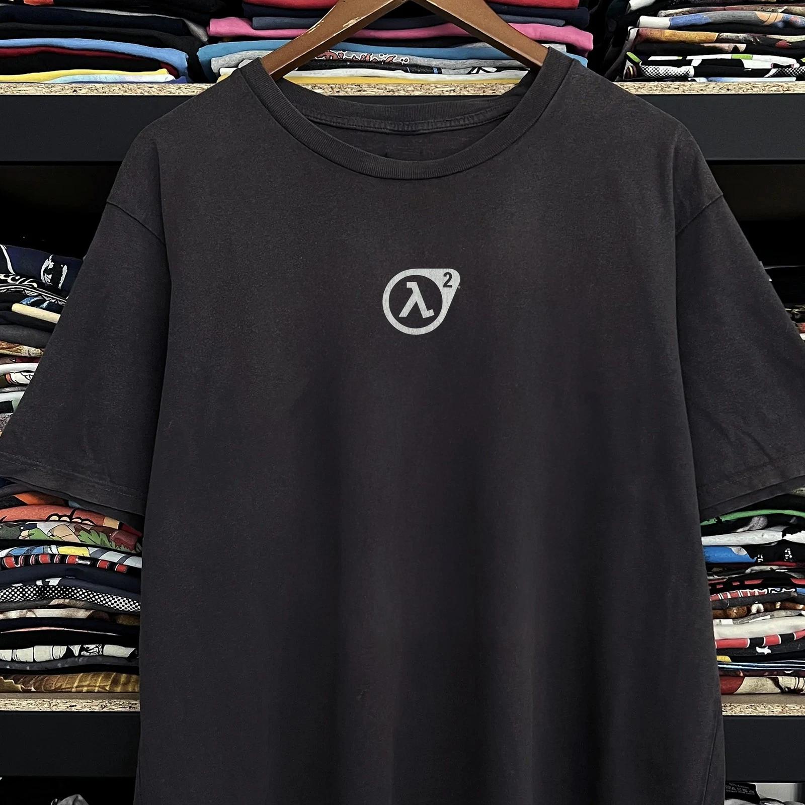 Half Life 2 Washed T-Shirt Black M 2XL