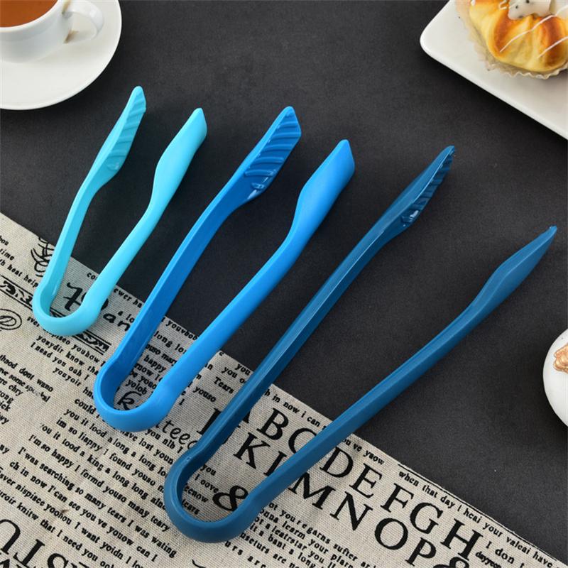 3Pcs/set Non-Slip Food Tong Food Grade Plastic Bread Tongs Salad Serving Tongs Kitchen Cooking Clip Clamp Bbq Tools Accessories