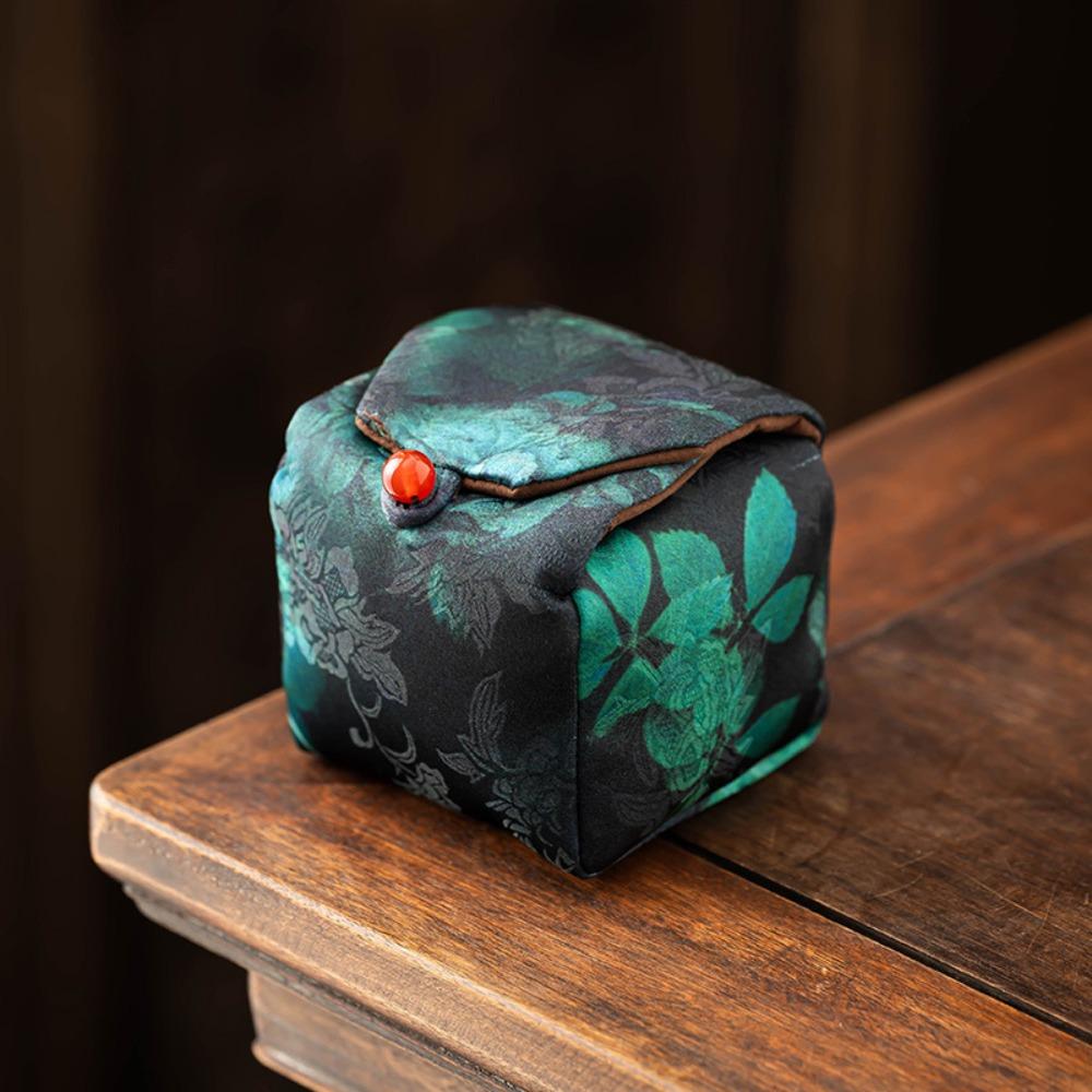 

Print Teaware Storage Bag Chinese Style Small Item Pouch Simple Tea Cup Cloth Pouch Festival Style5