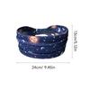 Bohemian Print Knot Turban Headband Soft Elastic Yoga Hair Bandana For Women Men Hair Accessories