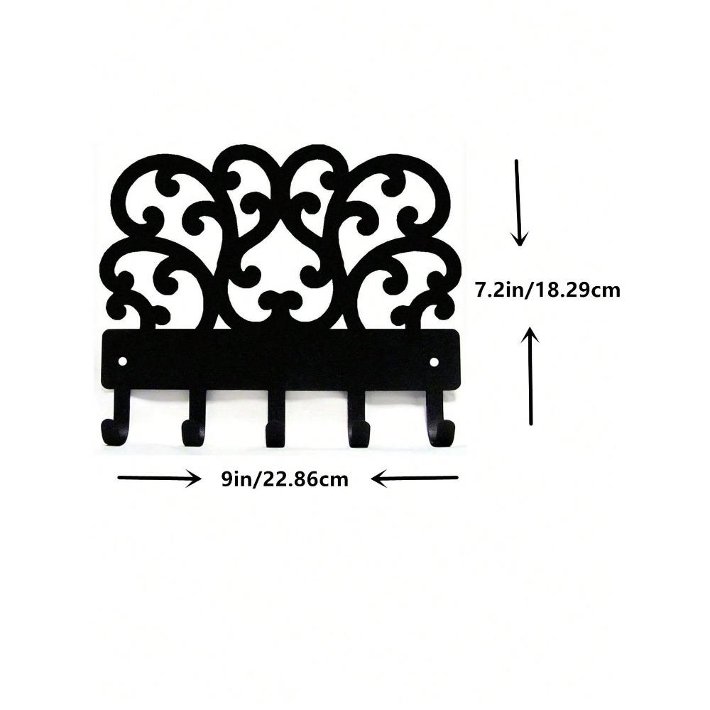 Wrought Iron Wall Key Holder Art Decor 1 Piece