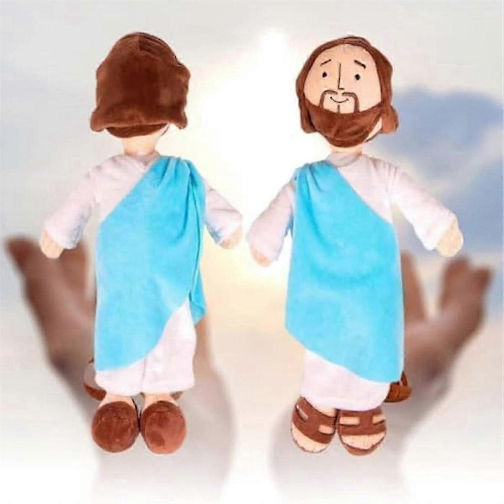 My Friend Jesus Plush Smiling Friends Plush Classic Christ Religious Jesus Stuffed Plush Doll Toys with Smile B