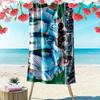 Man City Player Print Beach Towel, Large Soft Quick Dry Towel for Beach Camping Swimming