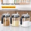 Ru Han Glass Seasoning Jar Set with Double-Layer Rack