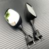 Espelhos retrovisores da motocicleta espelho retrovisor traseiro para kawasaki zx6r zx 6r 2005 2006 2007 2008 zx10r zx 10r