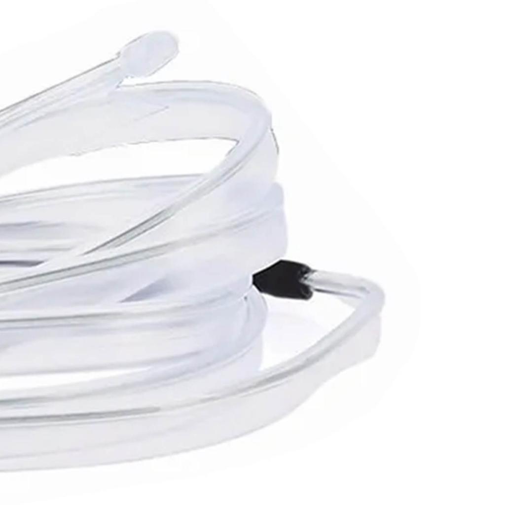 10ft Car LED Interior Strip Light Flexible with USB Cable Cool Unique Universal Neon Atmosphere Light Ice Blue