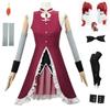 Anime XS-2XL Sakura Kyoko Cosplay Puella Magi Madoka Magica Kämpfe Perücke Anime Halloween Party Kostüm für Damen Mädchen Cosplay
