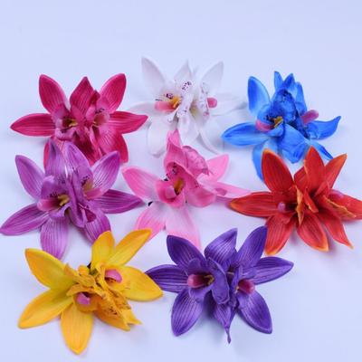 Bohemia Orchid Duckbill Clip Flower Korejský styl vlásenky Simulace Flower Hair Clip Wash Face