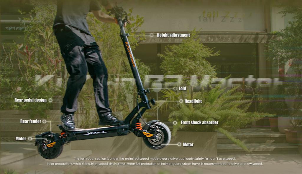 KuKirin G2Master(2025 New Model ) Electric Scooter, 2000W Dual Drive Motor, 52V20.8Ah Battery, Max Speed of 60km/h