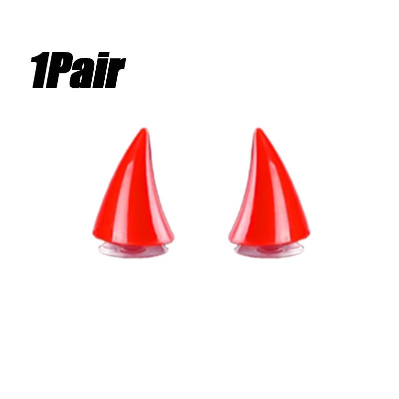 Motorbike Helmet Suction Cup Decoration  Helmet Suction Cups  Devil's Horn Decorative Accessories  Bull Horn Helmet Decoration
