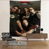 Rock Band K-Korn Anime Tapestry Hippie Flower Wall Carpets Dorm Decor Cheap Hippie Wall Hanging