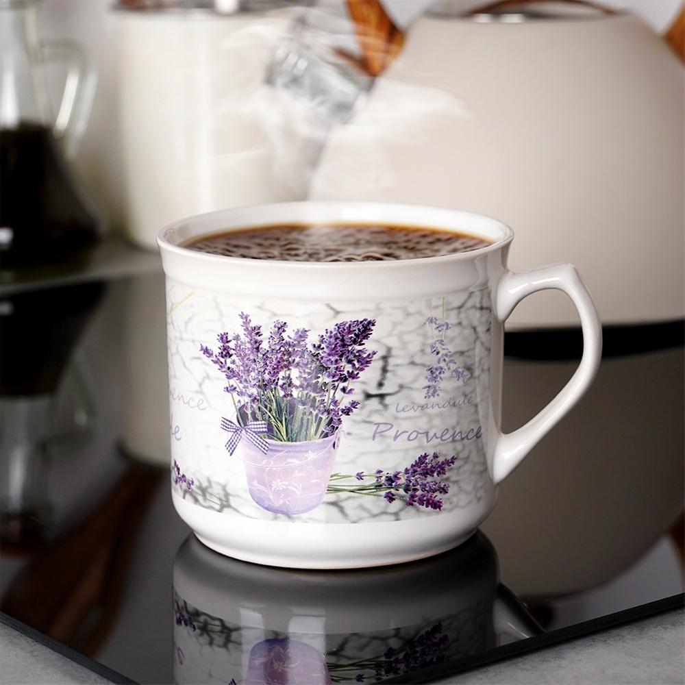 Duży Kubek Ceramiczny Do Picia Herbaty Ziół Kawy Czekolady Podgrzewania XL