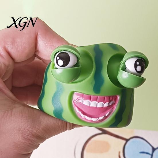 Eye Popping Watermelon Toy 1/2/3Pcs Squeeze Anxiety Stress Relief Pinch Classroom Fidget Sensory Soft Ball Cartoon