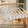 3pcs/5pcs/10pcs/30pcs/50pcs Wide Shoulder Seamless Hanger, Anti Slip, Strong Load-bearing, Suitable for Both Dry and Wet Use