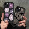 Oil Painting Flower Phone Case For iPhone 14 Pro Case iPhone 11 13 12 Pro Max 7 8 6 15 Plus XR XS SE 2020 Shockproof Wave Cover