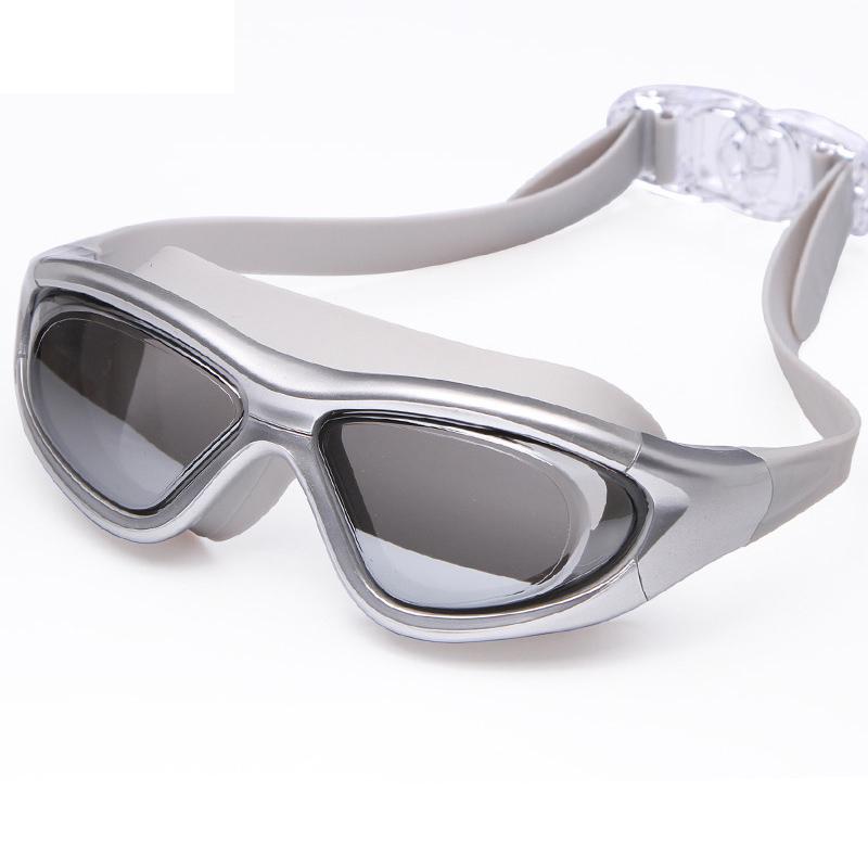 

Взрослые профессиональные очки для плавания с диоптриями, большая оправа, с покрытием, противотуманные, для бассейна, мужские и женские, zwemen Очки для плавания, очки