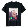 John Pork Is Calling Answer Call Phone Women T-Shirt Humor Funny Pig Lover Graphic Tee Top Streetwear Short Sleeve Outfit Gift Unisex