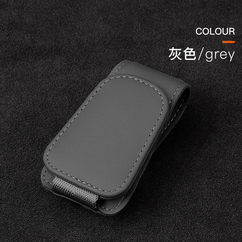 1Pc Car Visor Glasses Clip Multifunctional Car Glasses Frame Leather Car Storage Box Car Sunglasses Clip Clip
