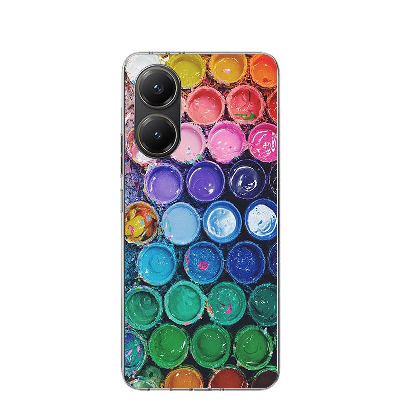 Watercolors Set Paint Palette Painting Box Case Phone Cover for Xiaomi Poco X3 Nfc X5 X6 X7 X4 Gt F7 Ultra F6 F5 Pro F4 F3 M5S M