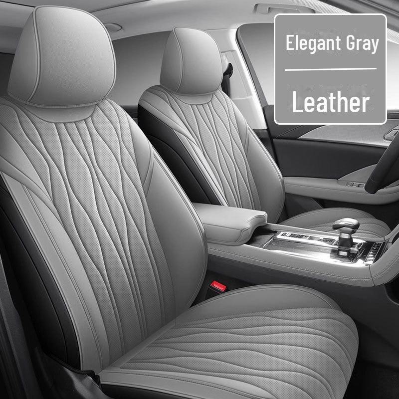 Hongqi Leather Car Seat Covers for H5, H7, H9, HS5, HS7 - All-Season, Five-Seat Compatible Cushion