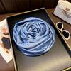 Women's Versatile Long Silk-Like Scarf: Spring Summer Solid Color Neck Tie Accessory