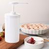 Coffee Syrup Dispenser Ketchup Pump Honey Jar Container with Sauces Condiment Sauce